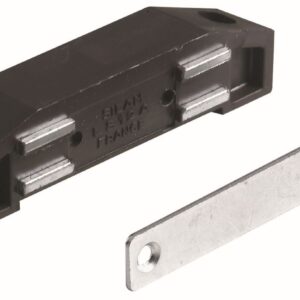 XXL- Magnetschnäpper 10 kg, Gegenplatte starr, 75 x 14 x 17 mm, verzinkt, braun