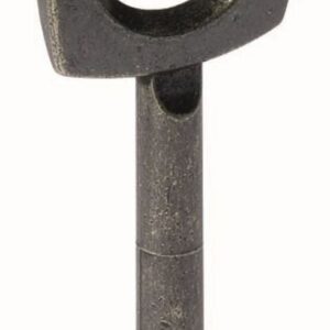 Buntbart-Schlüssel, 65 x 4 mm, Stahl, brüniert