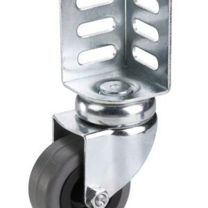 App.-Lenkrolle 50x21mm Gl mit Winkelblech