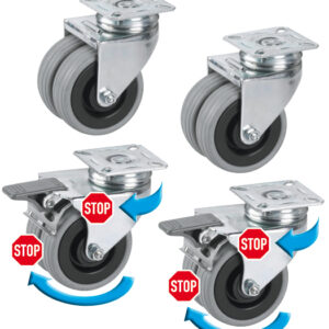 Set Strandkorbrollen