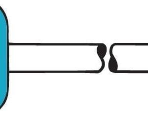 Blindniet Edelstahl A2/VAFlachrundkopf 4x8mm GESIPA