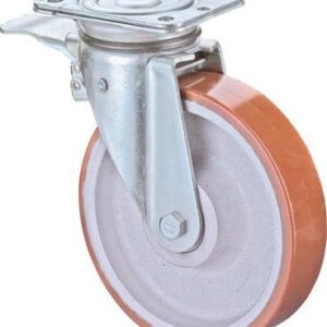 Lenkrolle 150mm N120.C10 Pl.,Polyure Guss,KL,Fest N120.C10.152