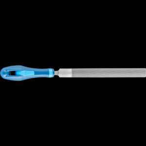 Werkstattfeile Halbrund, mit Heft