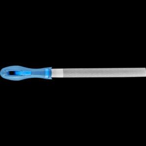 Werkstattfeile Halbrund, mit Heft