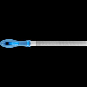 Werkstattfeile Halbrund, mit Heft