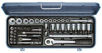 Steckschlüssel Garnitur Gedore 50tlg 1/4" + 1/2"