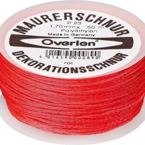 Maurerschnur PE 1,7mm 50m rot Overmann