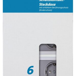 MALTA Schutzkontaktsteckdose 6 Stück Packung