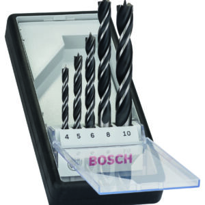 Robustline 5 tlg. Holzbohrer Set, 4-10mm