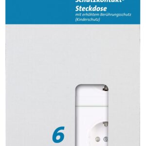 MALTA Schutzkontaktsteckdose 6 Stück Packung