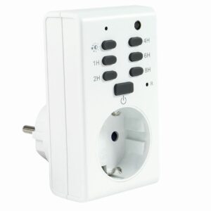 Zeitschaltuhr Dämmerung und CountDown weiß