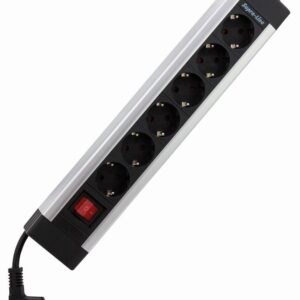 Steckdosenleiste Supraline 6fach  m.S. KS 2,4m
