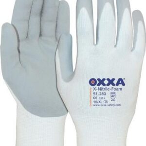Handschuh Oxxa X-Nitrile-Foam, Gr.10, weiß/grau