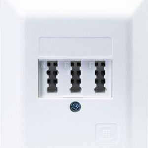 Schwaiger Anschlußdose TAE 2 x6/6 NF/F AP 1 Amtsleitung