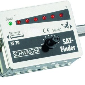 Schwaiger SAT-Finder mit Ton und Kabel
