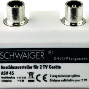 Schwaiger Steck-Anschlußverteiler für 2 FS