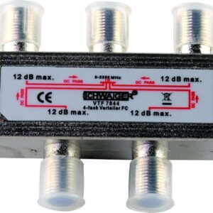 Schwaiger 4-fach Verteiler