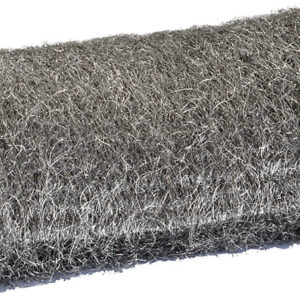 2 Stahlwolle-Schleifkissen