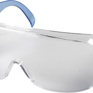 Schutzbrille mit blauem Bügel