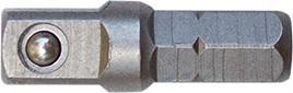 Bit-Adapter Vierkant 1/4"-1/4" FORTIS