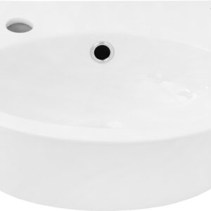 MONTEGO Handwaschbecken 40cm, weiß