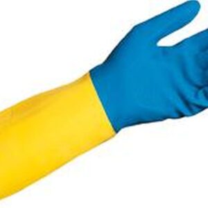 Handschuh Duo-Mix 405 gelb-blau