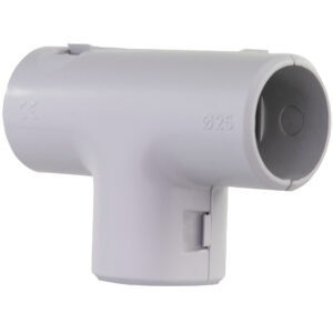 ISO-T-Stück starr 2Stück grau