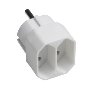 Euro-Adapter 2-fach weiß