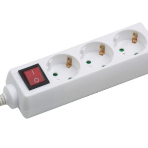 Steckdosenleiste Tido, 3-fach, weiß