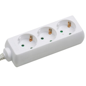 Steckdosenleiste Tido, 3-fach, weiß