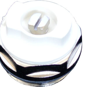 Entlüftungsstopfen Messing verchromt