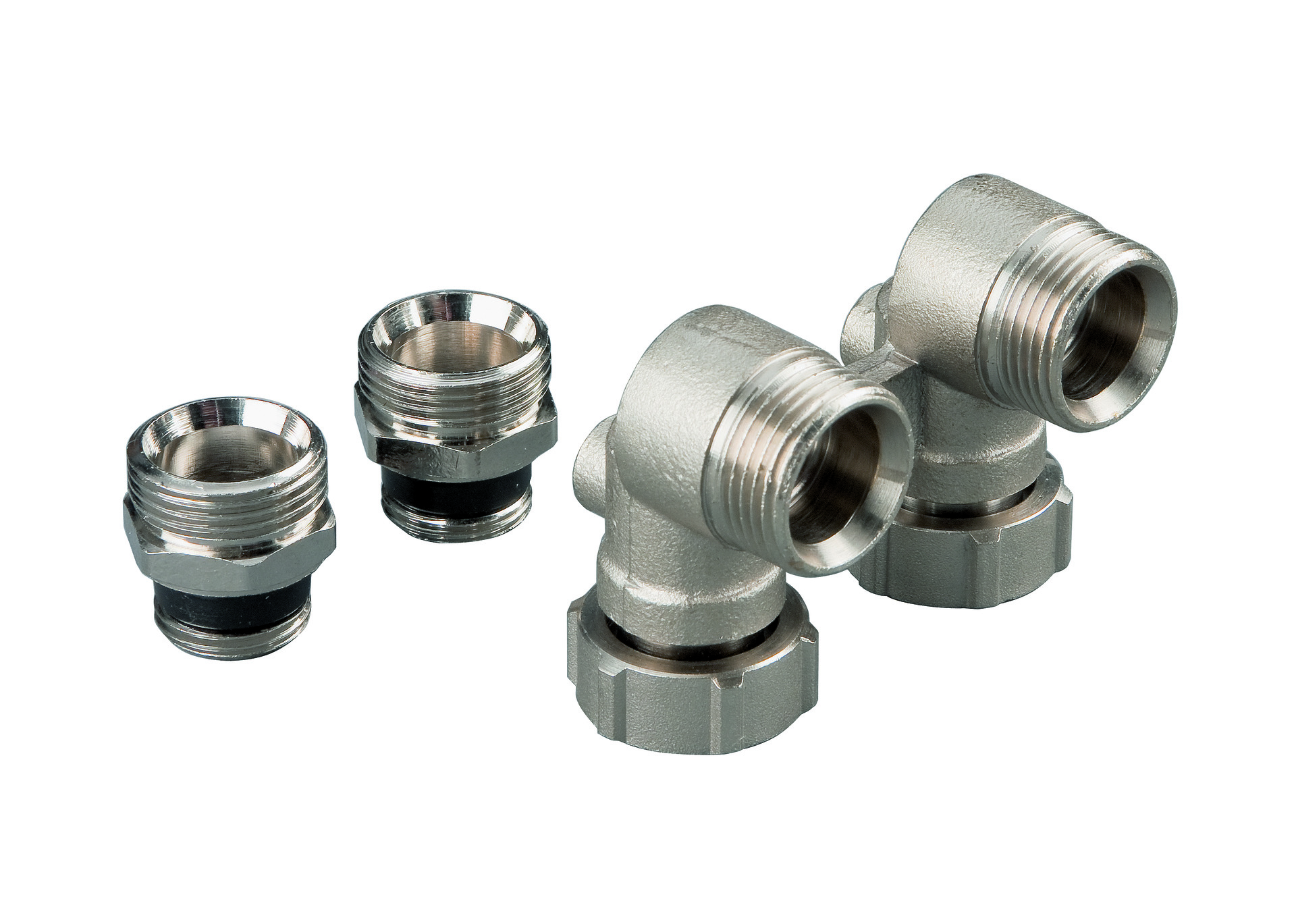 Doppelkugelhahn Eckform DN 15, 21,3 mm (1/2")