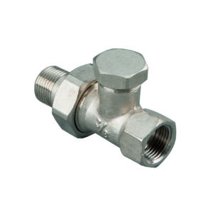 Heizkörperverschraubung Durchgangsform DN 15, 21,3 mm (1/2")