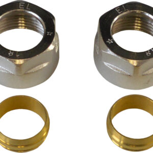 Klemmverschraubung 15 mm, für Metallrohr