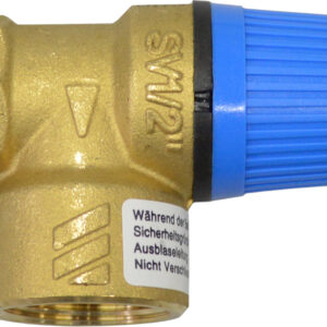 Sicherheitsventil Messing 21,3 mm (1/2") x 26,9 mm (3/4")
