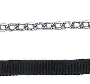 Führleine mit Kette, schwarz