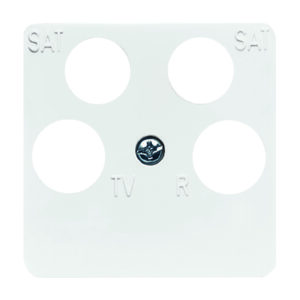 Abdeckung 4-Loch passend für Busch Jaeger