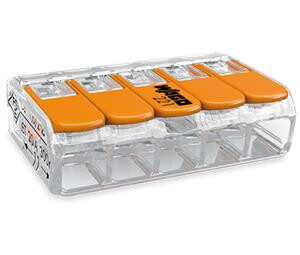 WAGO Verbindungsklemme 0,8-4mm² Compact Hebelklemme