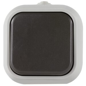 Aus/Wechselschalter Standard grau Aufputz