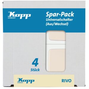 RIVO Universalschalter 4 Stück Packung