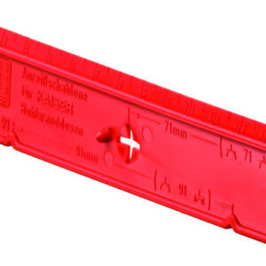 Hohlwanddosen-Schablone für Norm-Kombinationsabstand 71/91mm