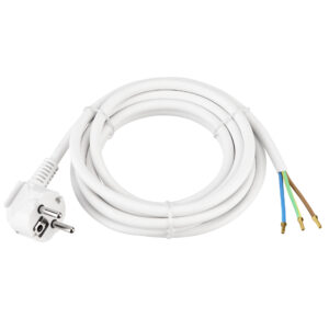 Schutzkontakt-Zuleitung H05VV-F1,5 weiß