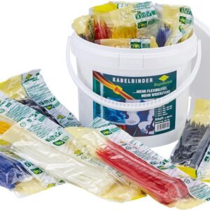Kabelbinder-Set Nylon 1500-teilig SapiSelco