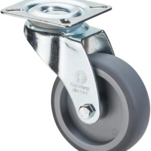 Lenkrolle 75mm,A300 Platte,Gummirad,GL A300.A80.075