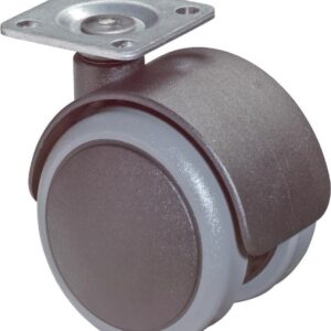 Kst.-Doppelrolle 50mm F7642x42mm Platte F76.050.PL