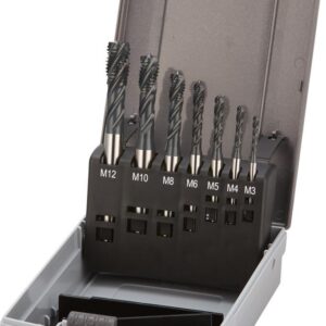 Maschinengewindebohrer- Set HSSE vaporisiert Typ INOX 6H M3-M12