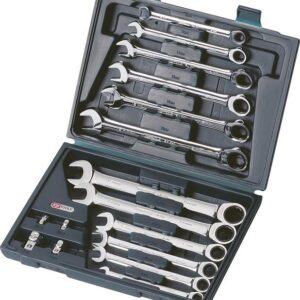 Ratschenschlüssel-Satz 16-tlg. 8-19mm gerade KS
