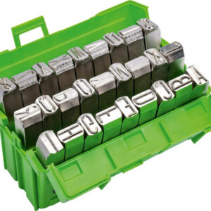 <p>Schlagbuchstaben-Satz vernickelt Schrifthöhe 4mm KUKKO</p>
