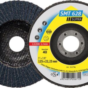 Schleifmopteller SMT628 gerade 125mm K60 Klingspor