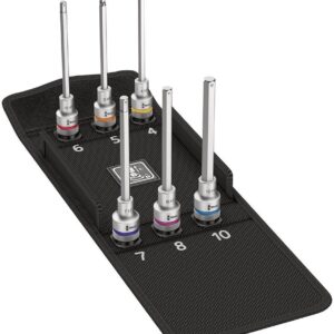 Schraubendrehereinsatz- Satz 1/2" Innensechskant lang mit Haltef